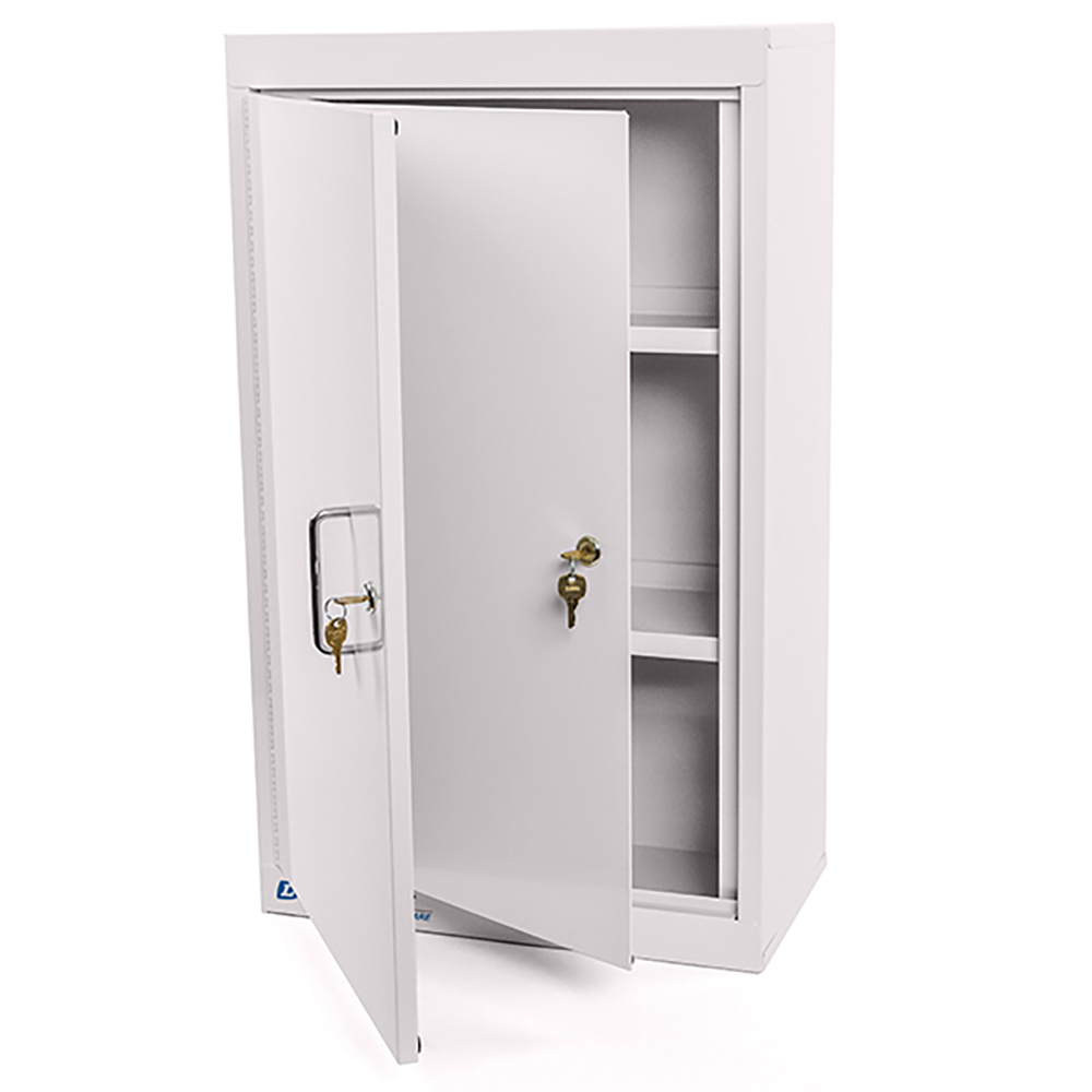 Lakeside Medicine Cabinets; Mounting Style: Wall Mounted; Material: Powder Coated Steel; Depth (Inch): 24; Number of Shelves: 2; Shelf Type: Adjustable; Fixed - LHS-220
