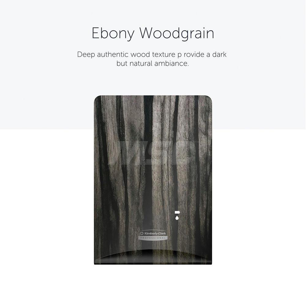 Kimberly-Clark Professional ICON Faceplate, Ebony Woodgrain Design. for Automatic Skin Care Dispensers - 58834