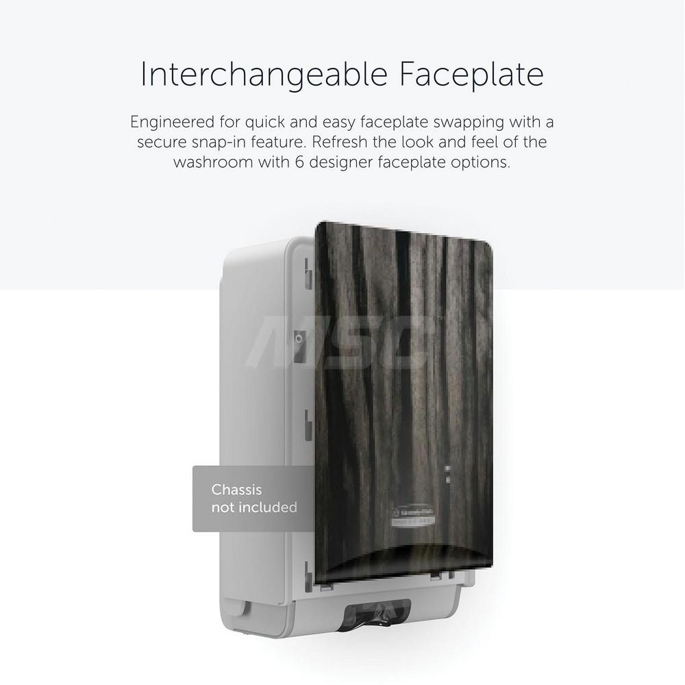 Kimberly-Clark Professional ICON Faceplate, Ebony Woodgrain Design. for Automatic Skin Care Dispensers - 58834