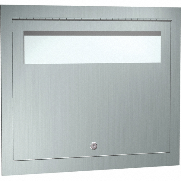 Bobrick 250 Capacity Satin Stainless Steel Finish Stainless Steel Toilet Seat Cover Dispenser - BOB4221