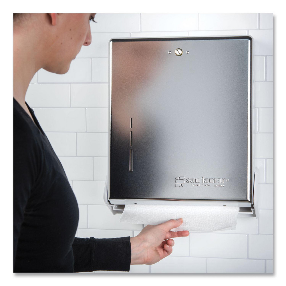 San Jamar Paper Towel Dispensers: Dispenser Type: Towel; Dispenser Style: Manual; Towel Compatibility: Multifold; Activation Method: Manual - SJMT1905XC