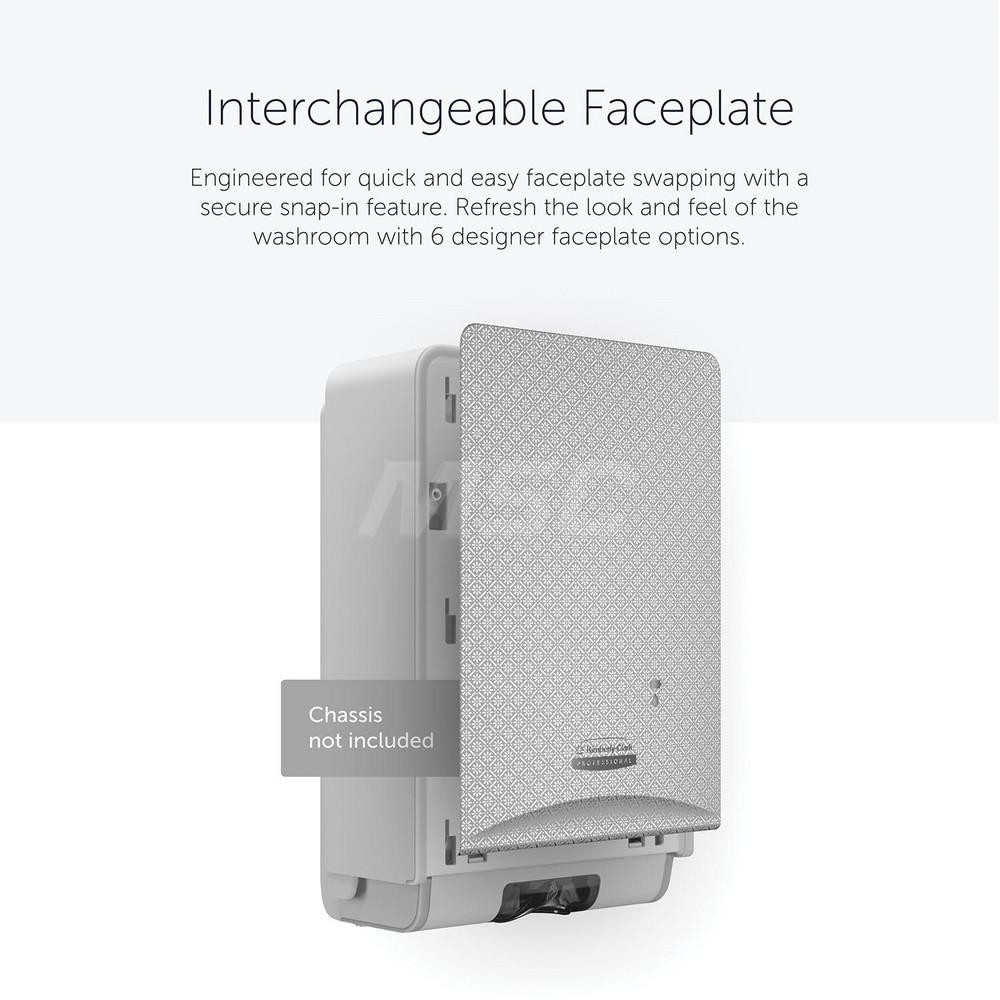 Kimberly-Clark Professional ICON Faceplate, Silver Mosaic Design, for Automatic Skin Care Dispensers - 58764