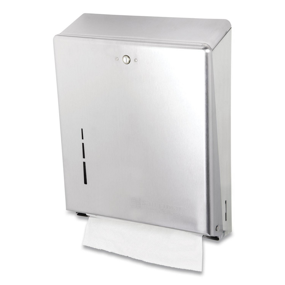 San Jamar Paper Towel Dispensers: Dispenser Type: Towel; Dispenser Style: Manual; Towel Compatibility: Multifold; Activation Method: Manual - SJMT1900SS
