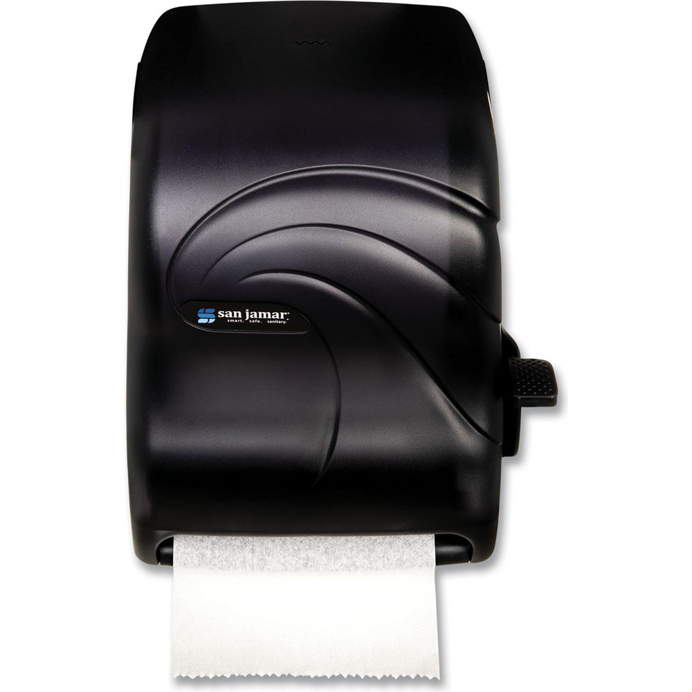 San Jamar Paper Towel Dispensers: Dispenser Type: Towel; Dispenser Style: Manual; Towel Compatibility: Roll; Activation Method: Crank Handle - SJMT1190TBK