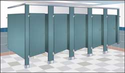 Bradley Washroom Partition Steel Panel - PNL58-1/2-SS