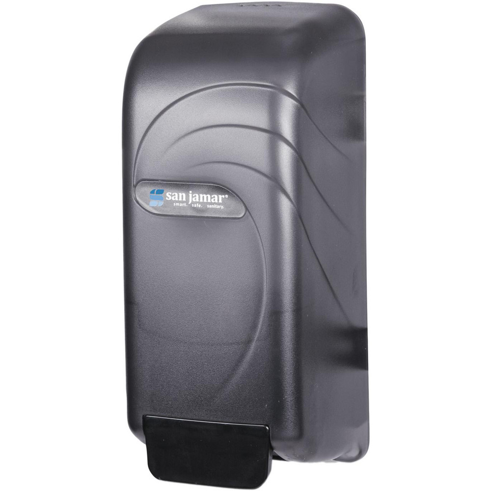 San Jamar 800 mL Liquid Hand Sanitizer/Soap Dispenser Stand & Hand Soap Dispenser - SJMS890TBK