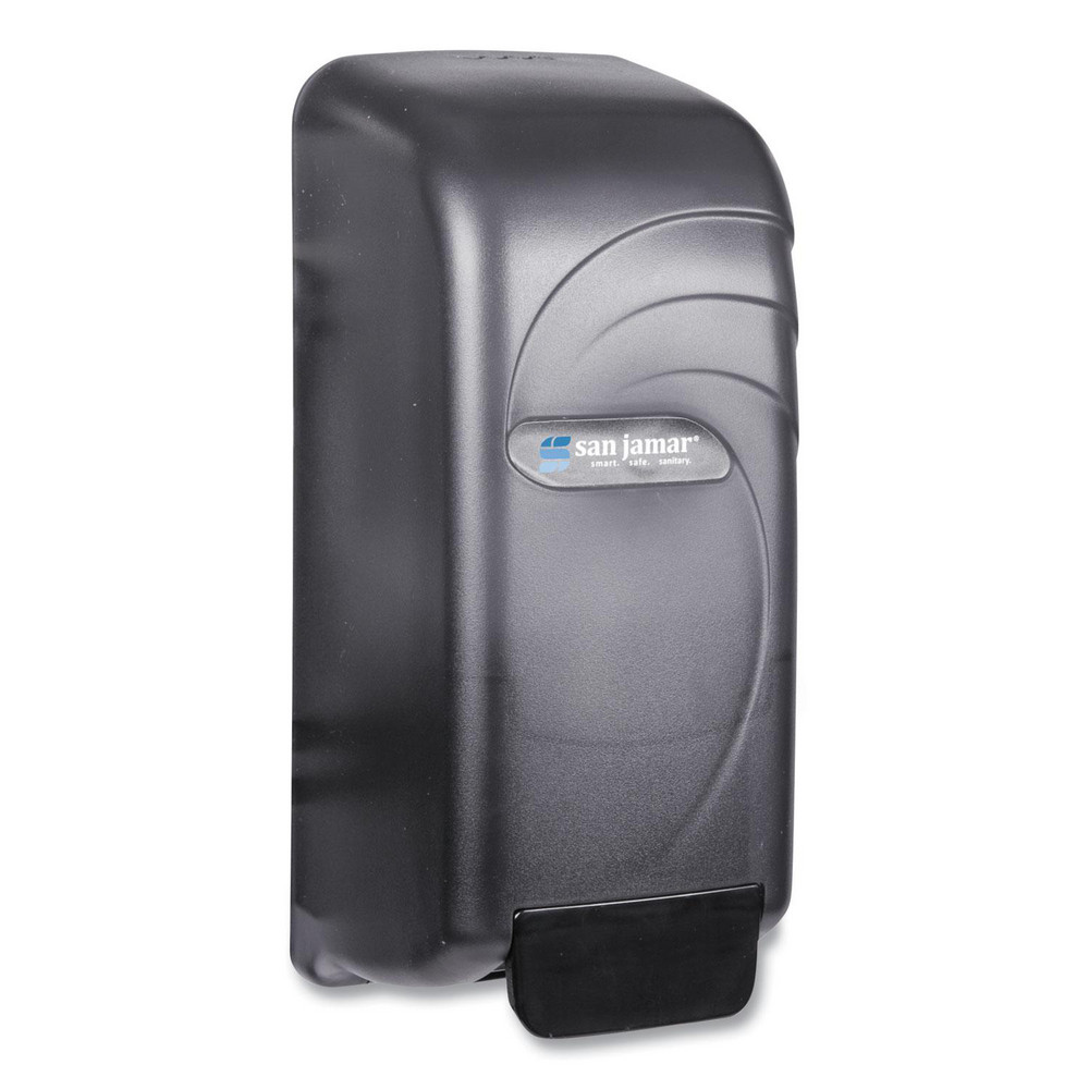 San Jamar 800 mL Liquid Hand Sanitizer/Soap Dispenser Stand & Hand Soap Dispenser - SJMS890TBK