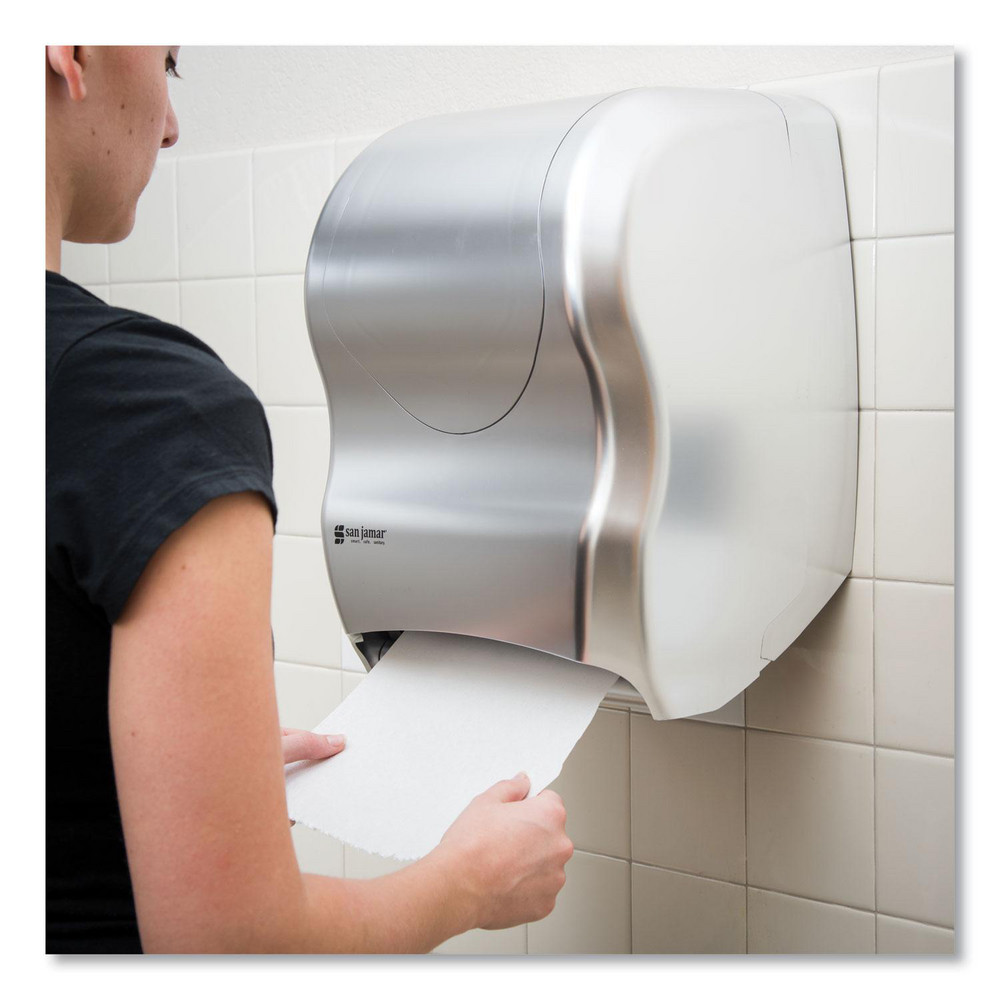 San Jamar Paper Towel Dispensers: Dispenser Type: Towel; Dispenser Style: Hands-Free; Towel Compatibility: Roll; Activation Method: Hands-Free - SJMT1370SS