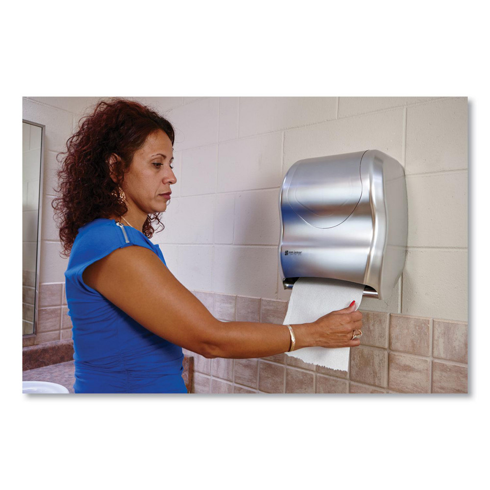 San Jamar Paper Towel Dispensers: Dispenser Type: Towel; Dispenser Style: Hands-Free; Towel Compatibility: Roll; Activation Method: Hands-Free - SJMT1370SS