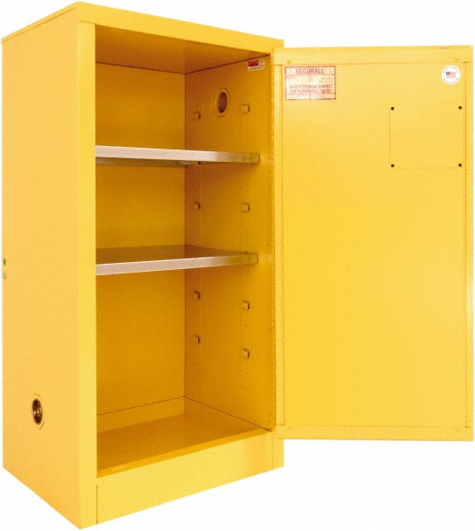 Lakeside Medicine Cabinets: Wall Mounted, 30, Powder coated steel is strong and durable for safe-keeping of medication behind two key locks.  Door can be mounted from either right or left side, left sided mounting is standard.  Mounting hardware not included., 18 - LNC-2