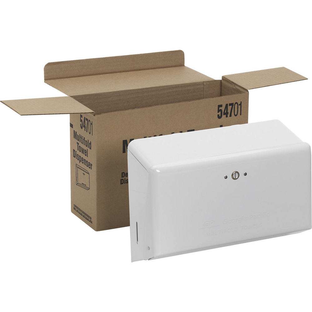 Georgia Pacific Multifold Paper Towel Dispenser, White - 54701