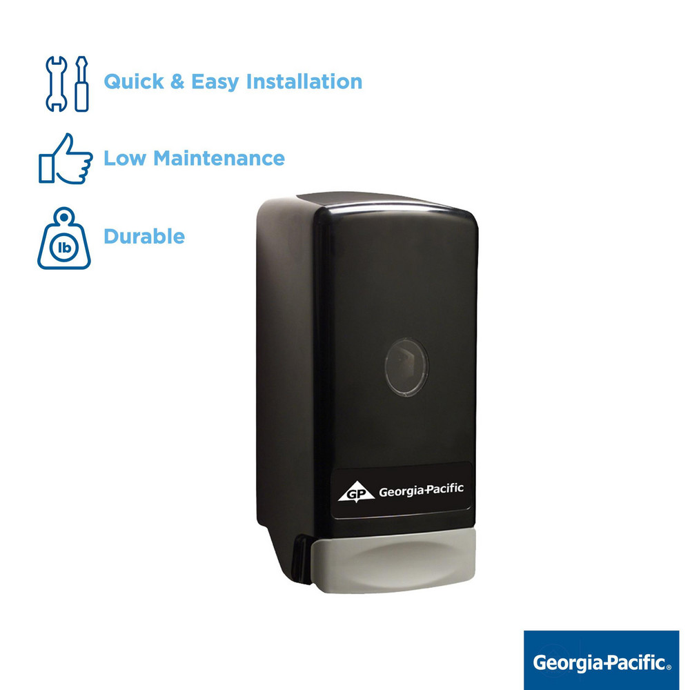Georgia Pacific Manual Universal Soap Dispenser, Black - 53250