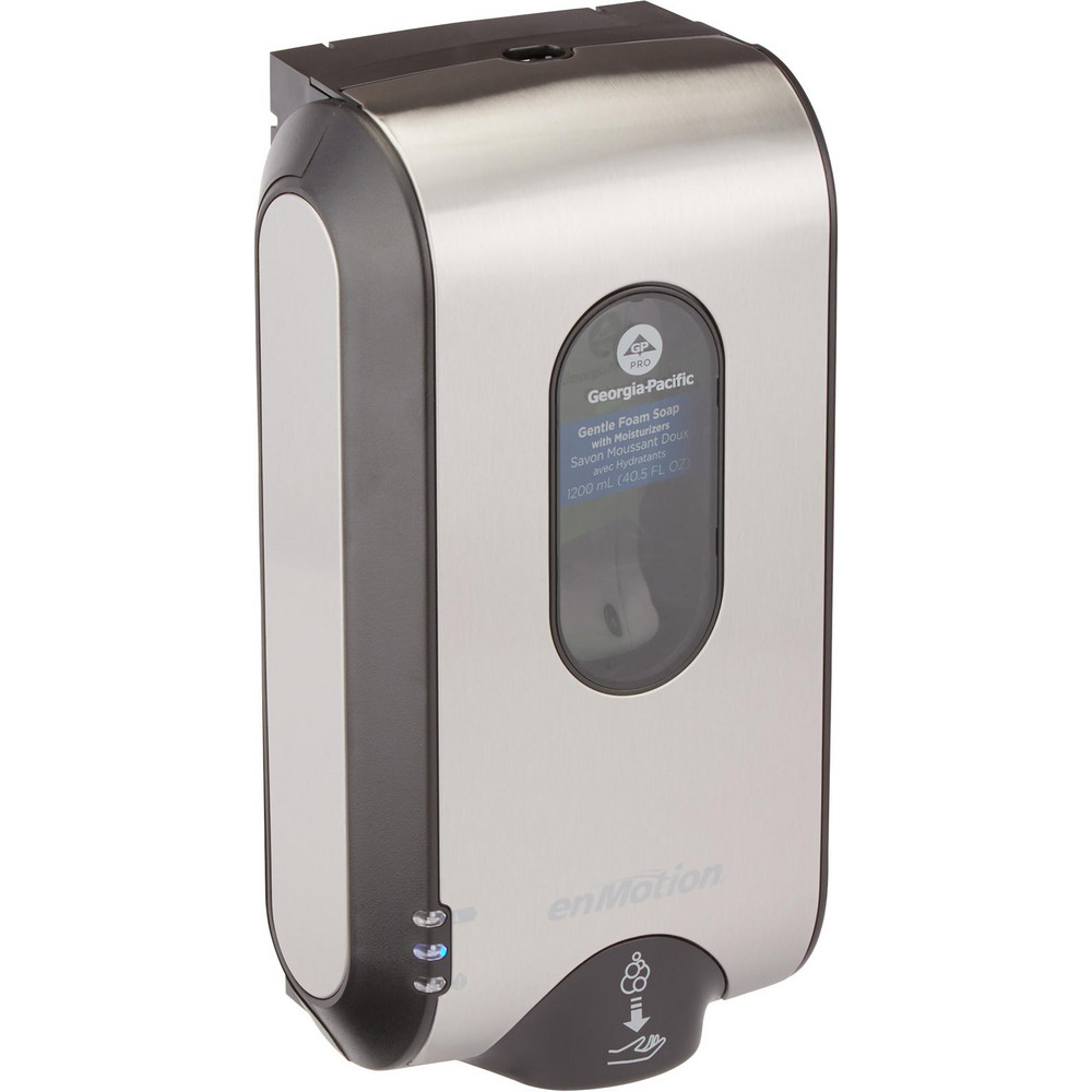 Georgia Pacific Enmotion Gen2 Automated Touchless Soap & Sanitizer Dispenser, Stainless Finish - 52060