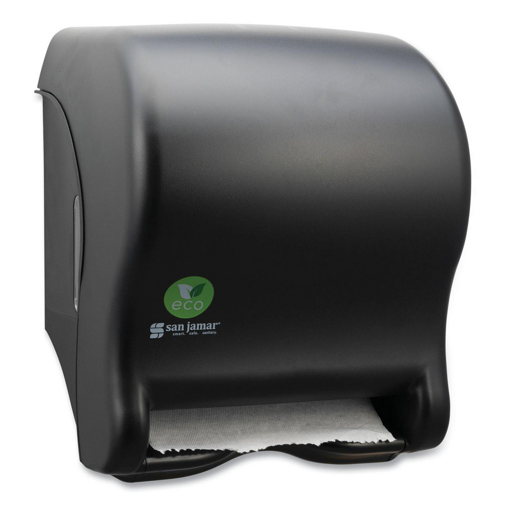San Jamar Paper Towel Dispensers: Dispenser Type: Towel; Dispenser Style: Hands-Free; Towel Compatibility: Roll; Activation Method: Hands-Free - SJMT8000REBK