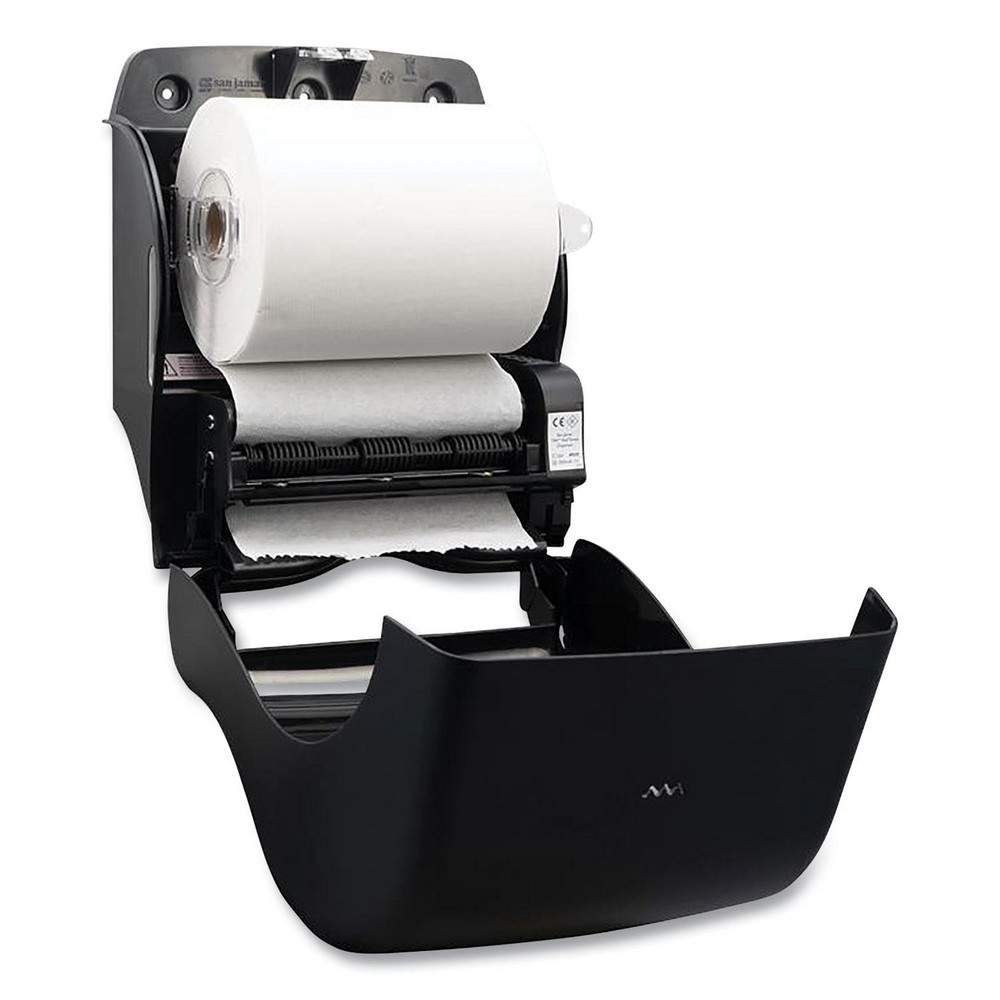 San Jamar Paper Towel Dispensers: Dispenser Type: Towel; Dispenser Style: Hands-Free; Towel Compatibility: Roll; Activation Method: Hands-Free - SJMT8000REBK