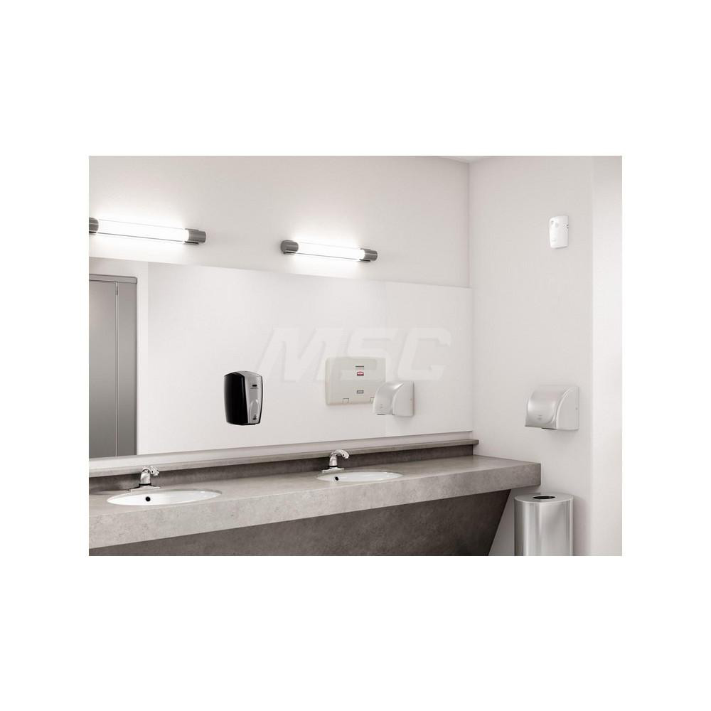 Rubbermaid 0.012 Cu Ft Coverage, Chrome Metered Aerosol Dispenser - 1793533