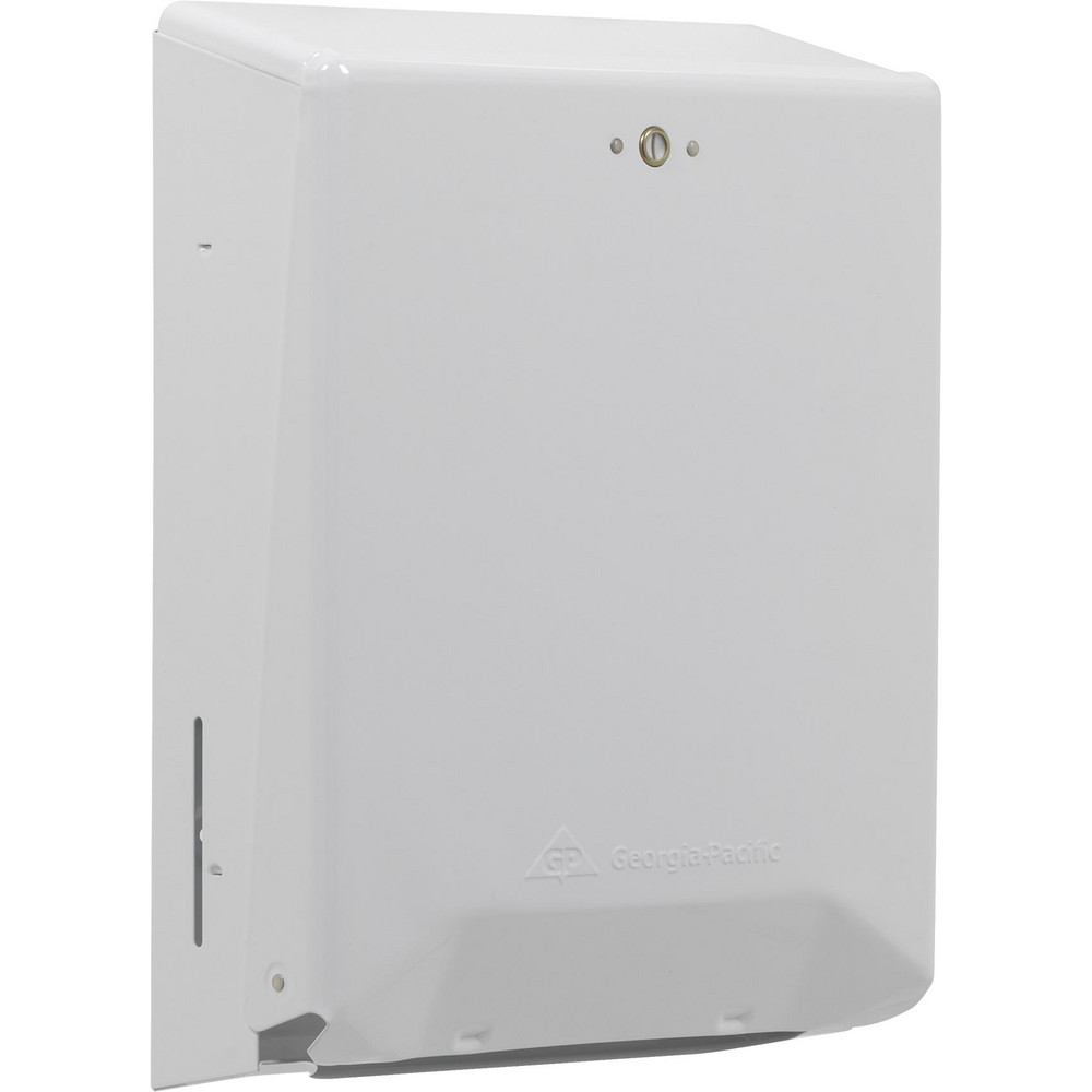 Georgia Pacific C-Fold/M-Fold Paper Towel Dispenser, White Metal - 56601