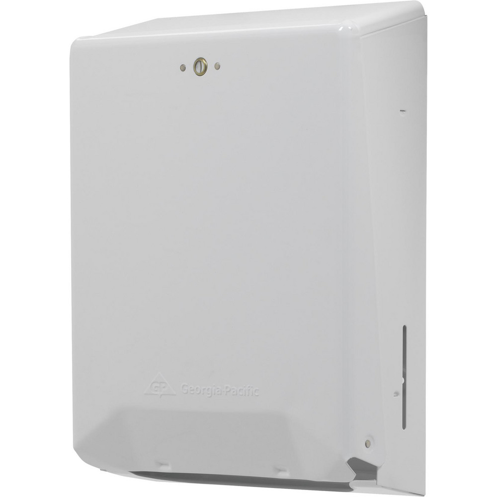 Georgia Pacific C-Fold/M-Fold Paper Towel Dispenser, White Metal - 56601