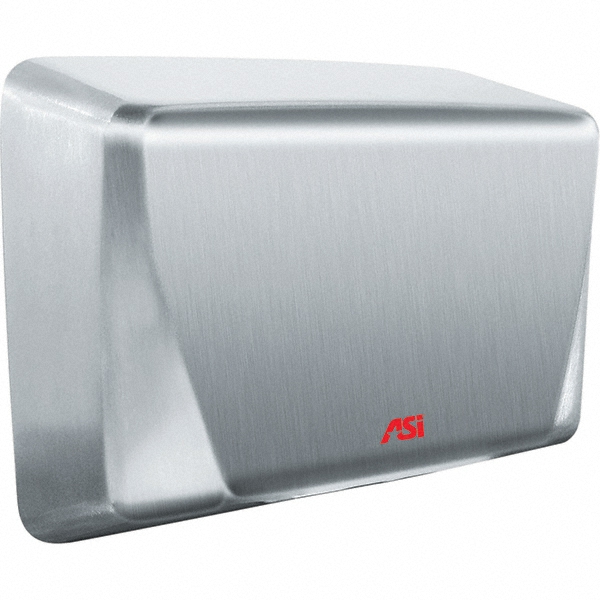ASI-American Specialties, Inc. 2200 Watt White Finish Electric Hand Dryer - 0184