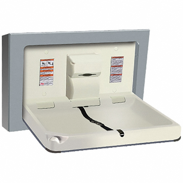 ASI-American Specialties, Inc. Baby Changing Stations: Horizontal, Surface Mounted, 24-1/4 - 9014