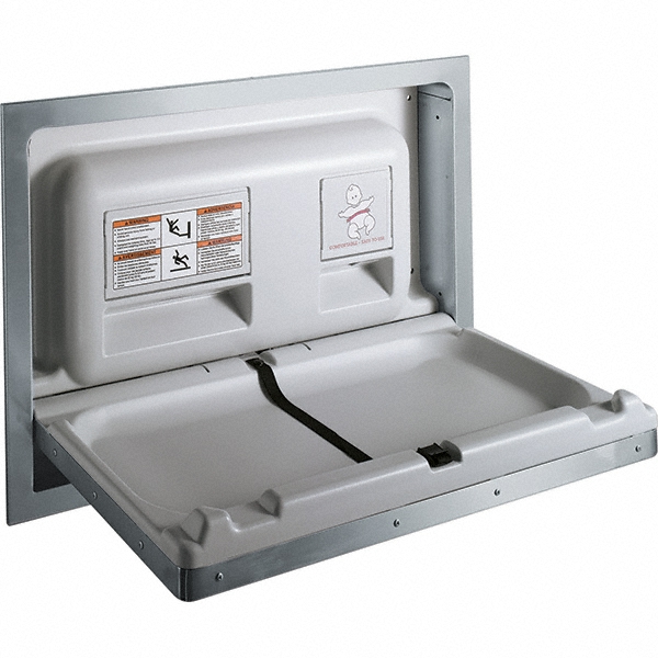 ASI-American Specialties, Inc. Baby Changing Stations: Vertical, Surface Mounted, 35-5/32 - 9015
