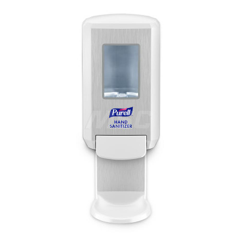 PURELL® PURELL CS4 Push-Style Hand Sanitizer Dispenser, For 1200 mL PURELL CS4 Hand Sanitizer Refills, White - 5121-01