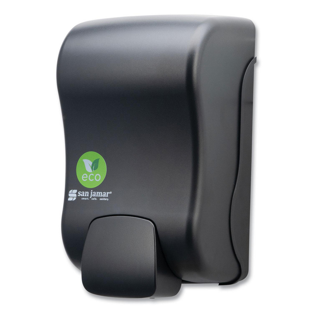 San Jamar 900 mL Foam Hand Sanitizer/Soap Dispenser Stand & Hand Soap Dispenser - SJMSF900REBK