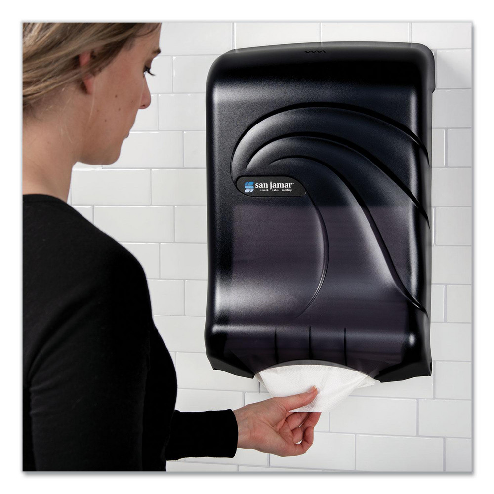 San Jamar Paper Towel Dispensers: Dispenser Type: Towel; Dispenser Style: Manual; Towel Compatibility: Multifold; Activation Method: Manual - SJMT1790TBK