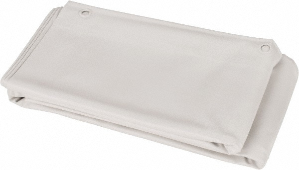 ASI-American Specialties, Inc. 42X72" 8GA WHT VINYL SHOWER CURTAIN - 1200-V42
