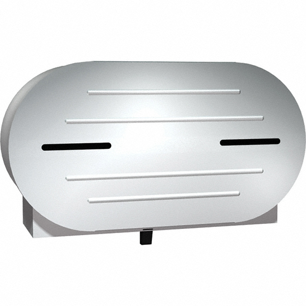 Bobrick Jumbo Double Roll Stainless Steel Toilet Tissue Dispenser - BOB2892