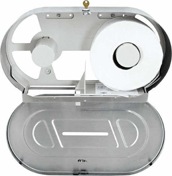 Bobrick Jumbo Double Roll Stainless Steel Toilet Tissue Dispenser - BOB2892