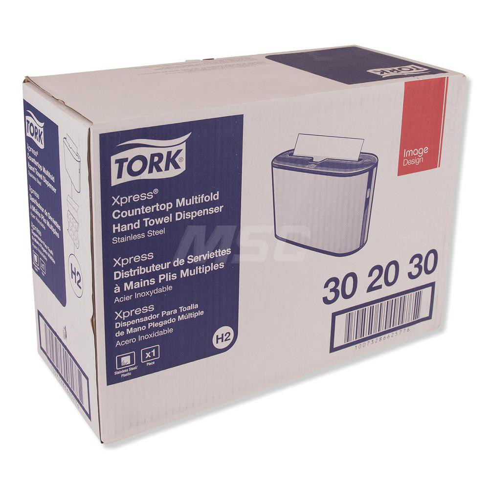 Tork Paper Towel Dispenser: Manual, Metal & Plastic - TRK302030