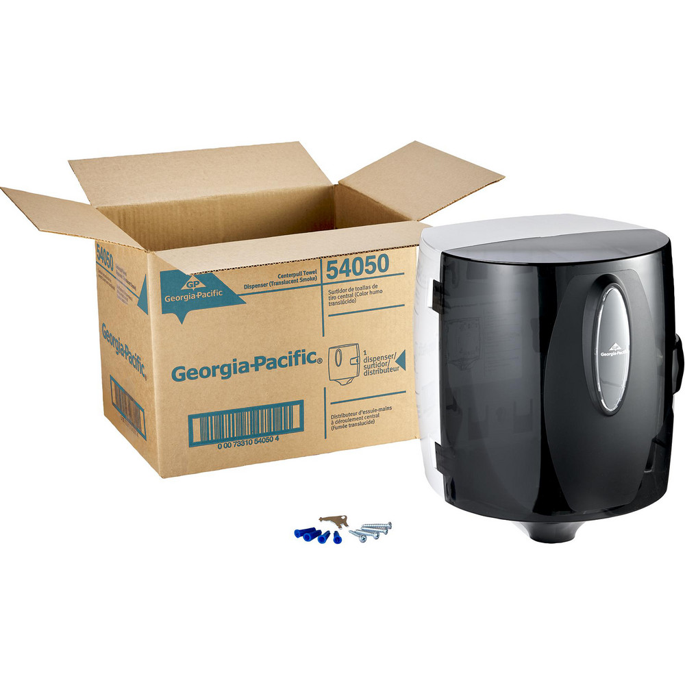 Georgia Pacific Universal Centerpull Paper Towel And Wiper Dispenser, Black - 54050