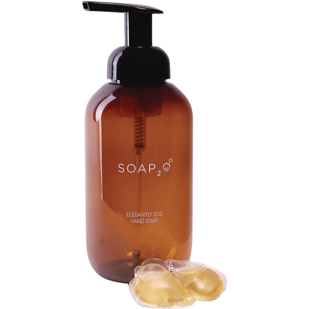 Soap2o Eco Plastic Soap Dispenser, 500 mL, Brown, 30/Carton - SZOS2OHS500F