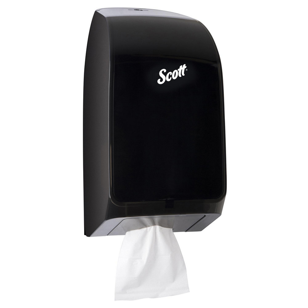 Scott Hygienic Bathroom Tissue Dispenser, Black, 7.00" x 5.72" x 13.33" - 39728