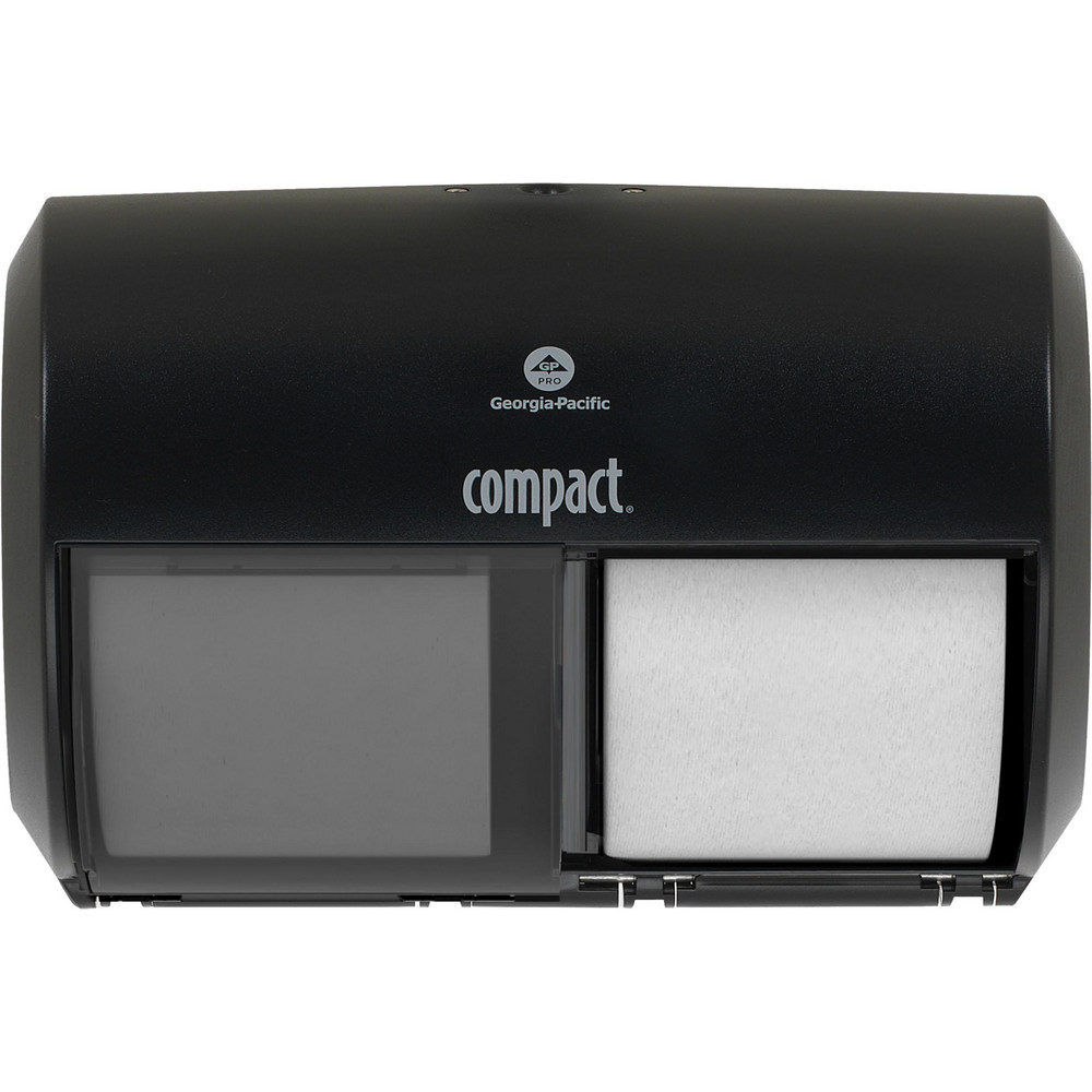 Scott Hygienic Bathroom Tissue Dispenser, Black, 7.00" x 5.72" x 13.33" - 39728