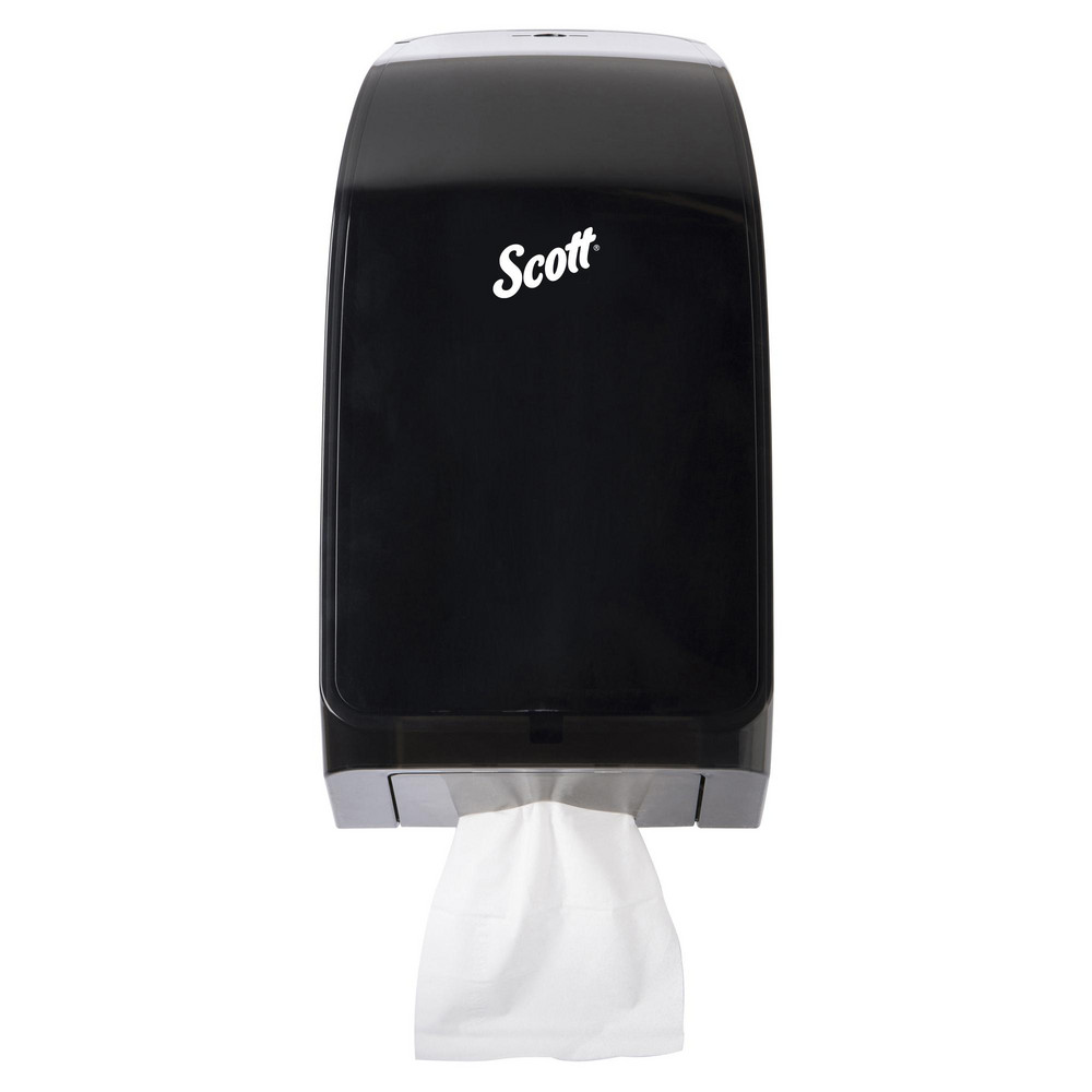 Scott Hygienic Bathroom Tissue Dispenser, Black, 7.00" x 5.72" x 13.33" - 39728