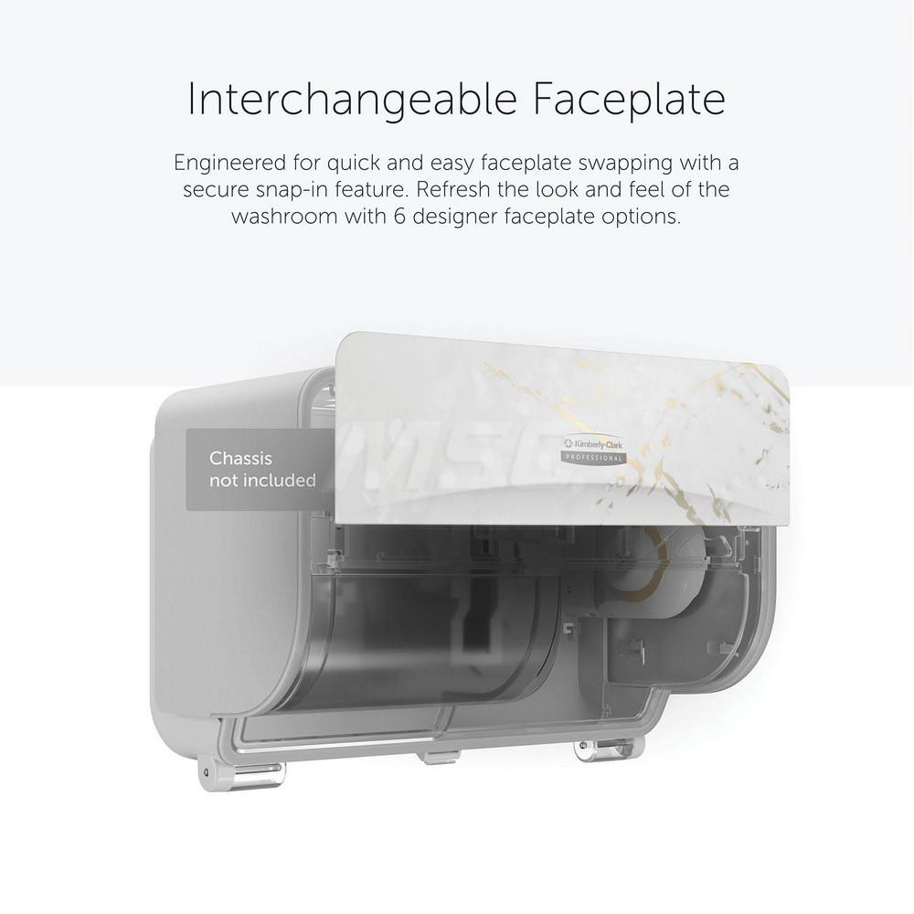 Kimberly-Clark Professional ICON Faceplate, Cherry Blossom Design, for Coreless Standard Roll Horizontal Toilet Paper Dispensers 2 Roll - 58822