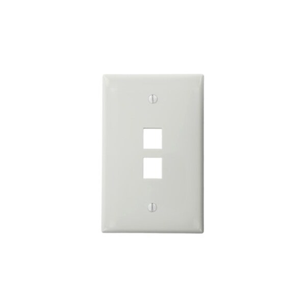 Leviton Number of Gangs: 1 High-Impact Nylon, White - 41091-2WN