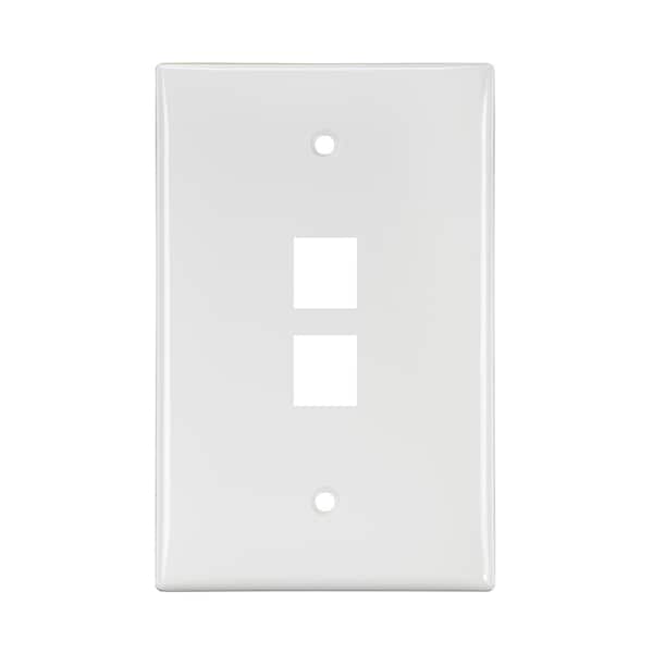 Leviton Number of Gangs: 1 High-Impact Nylon, White - 41091-2WN