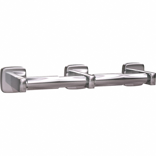 ASI-American Specialties, Inc. Standard Single Roll Stainless Steel Toilet Tissue Dispenser - 7305-S