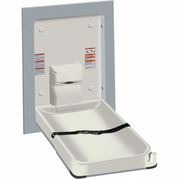 ASI-American Specialties, Inc. Baby Changing Stations: Horizontal, Surface Mounted, 28-1/4 - 9018-9