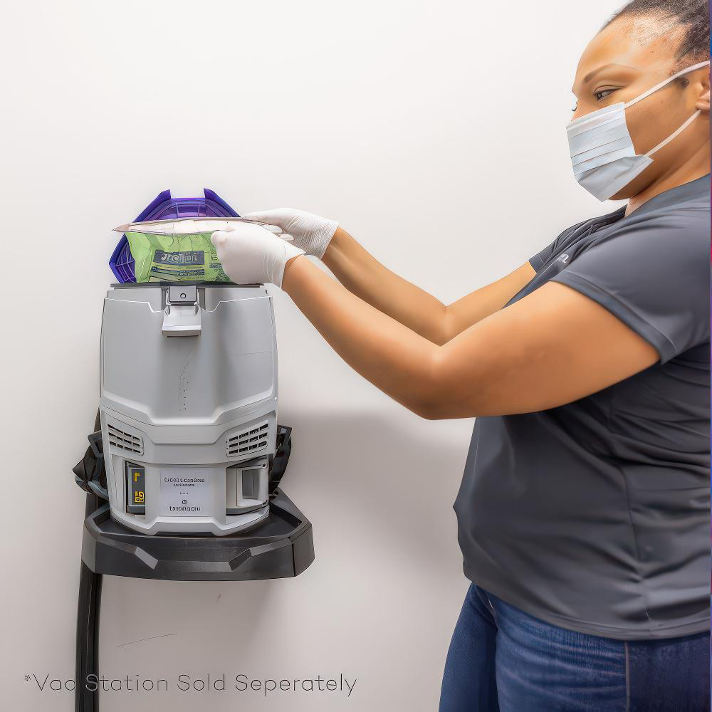 ProTeam Portable & Backpack Vacuum Cleaners: Battery, HEPA, Disposable Bag - 107778