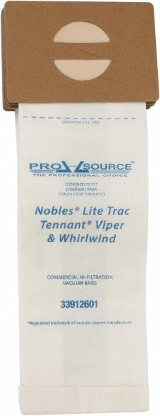 PRO-SOURCE Pack of 10 Meltblown Polypropylene & Paper Vacuum Bags - PAP679