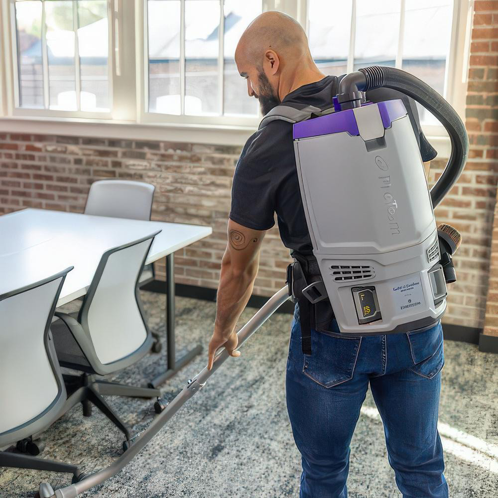 ProTeam Portable & Backpack Vacuum Cleaners: Battery, HEPA, Disposable Bag - 107784