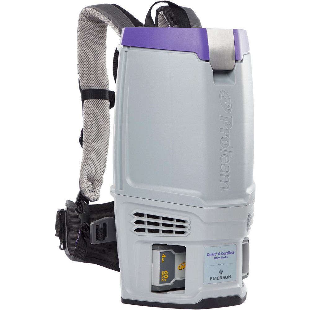 ProTeam Portable & Backpack Vacuum Cleaners: Battery, HEPA, Disposable Bag - 107784