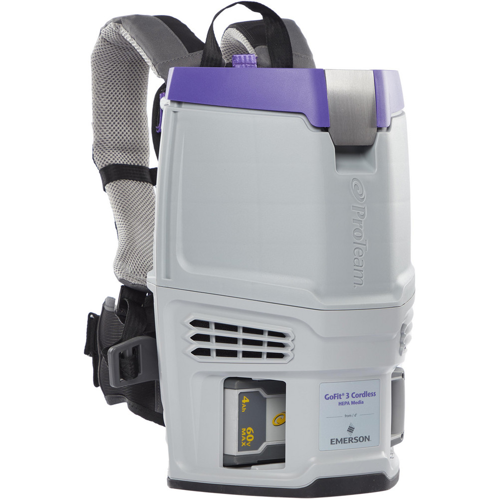 ProTeam Portable & Backpack Vacuum Cleaners: Battery, HEPA, Disposable Bag - 107776