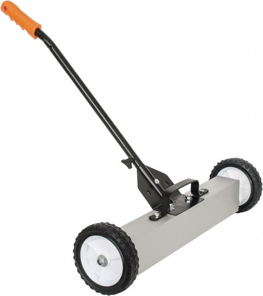 Made in USA 36" Long Push Magnetic Sweeper with Wheels - MKS1-36
