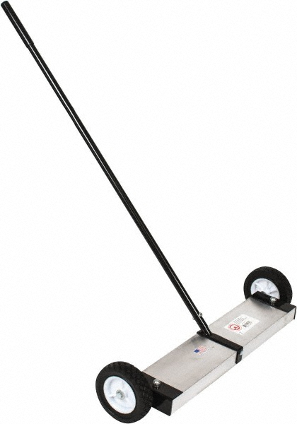 Made in USA 36" Long Push Magnetic Sweeper with Wheels - MKS1-36