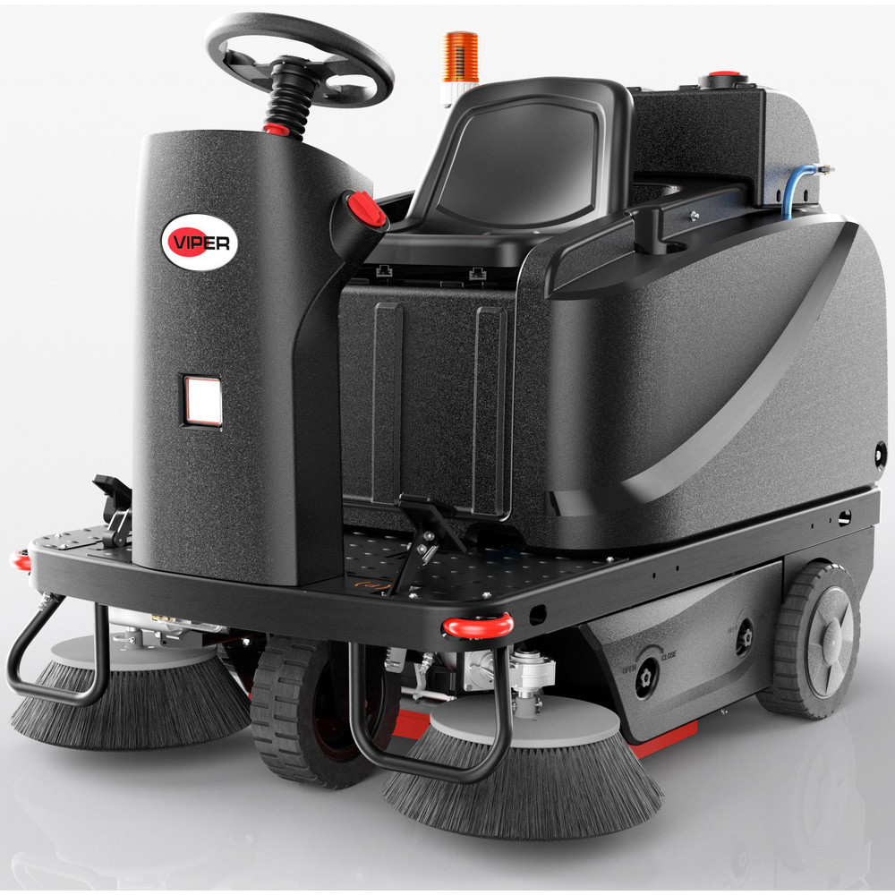 Nilfisk Floor & Carpet Sweepers: Sweeper, Triple Brush, 53, Battery - ROS1300-255